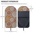 thumbnail image 6 of Garronmavis Mandala Pattern Stain-Resistant Waterproof Front Car Seat Towel Cover, Breathable Non-Slip Universal Fit Seat Protector for Cars SUV Truck Sedan Van, 6 of 8