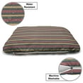 thumbnail image 3 of Geometric Pet Bed, Prehistoric Brush Stroke Effect Dots and Stripes Print with Pastel Colors, Chew Resistant Pad for Dogs and Cats Cushion with Removable Cover, 24" x 39", Multicolor, by Ambesonne, 3 of 4