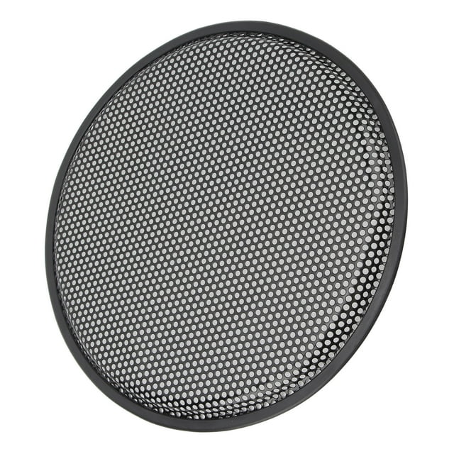 Parrilla de altavoz de 12 pulgadas cubierta circular de altavoz de subwoofer ajuste universal negro para automóvil ANGGREK Otros