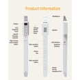 thumbnail image 4 of Tignapoo Modern White MIDI Digital Saxophone with ABS Build, Long Battery Life, and Adjustable Blowing Levels for Versatile Music Practice, 4 of 6
