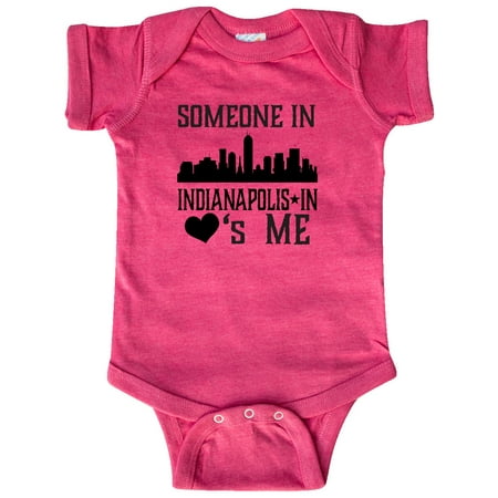 

Inktastic Indianapolis Indiana Skyline Gift Baby Boy or Baby Girl Bodysuit