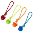 thumbnail image 1 of Pelota de entrenamiento para perros Vitalili Rubber con cuerda para perros pequeños, 1 of 5