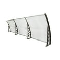 thumbnail image 5 of Cfowner 40 inch x 120 inch Window Awning Door Canopy Polycarbonate Cover Outdoor Front Door Patio Sun Shetter, 5 of 7