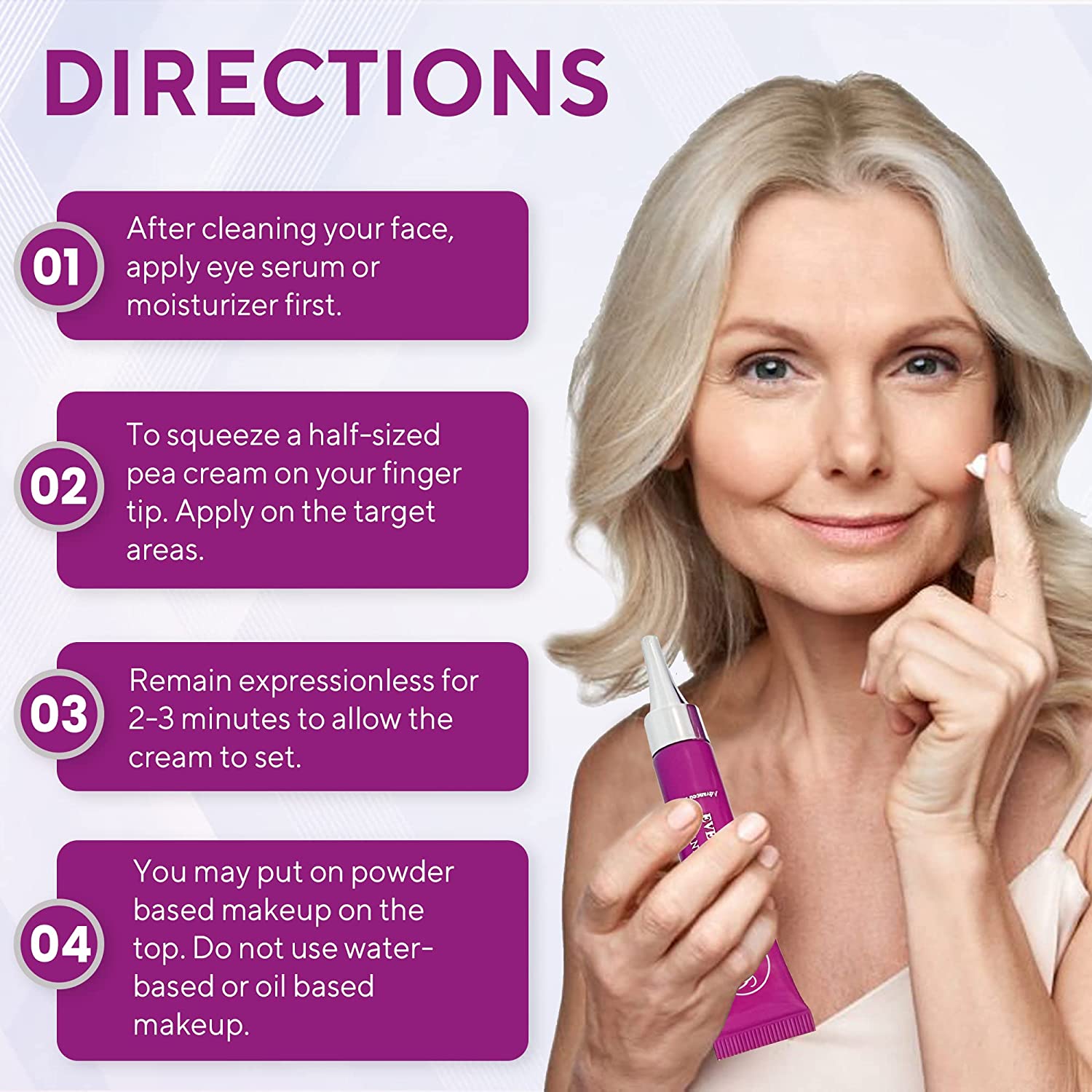 Instant Tightening Cream Helps Reduce the Appearance of Eye Puffiness & Eye Bags, Wrinkles & Fine Lines for 8 hours (12ml)