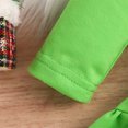 thumbnail image 4 of ZEHJUHAN Toddler Girls' 2-Piece Ruffle Hem Top & Flare Pants Set, Long Sleeve Print Outfit For Spring & Fall Green，1-2Y, 4 of 10