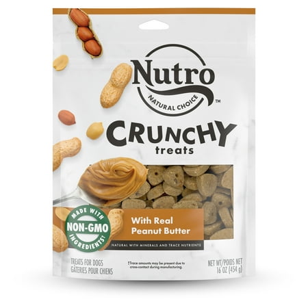 UPC: 0079105110938 | Nutro Crunchy Dog Treats With Real Peanut Butter  16 Oz. Bag