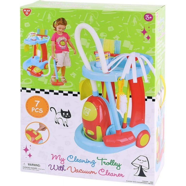 Children's cleaning cheap trolley with hoover
