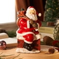 thumbnail image 1 of Cheer US Christmas Decorations - A Visit from Santa Claus and his Bag of Christmas Toys Holiday Decor Statue, 1 of 2