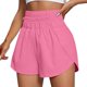thumbnail image 1 of MKLEKYY Pantalones Cortos Casuales Para Mujer, Para Correr, Entrenamiento, Cintura Elástica, Pantalones Deportivos De Yoga, 1 of 4