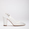 thumbnail image 1 of Monique - Zapatos de tira trasera con encaje color marfil crema 24 CM, 1 of 6