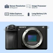 Sony Alpha 6700 APS-C Interchangeable Lens Hybrid Camera Body Essentials Kit