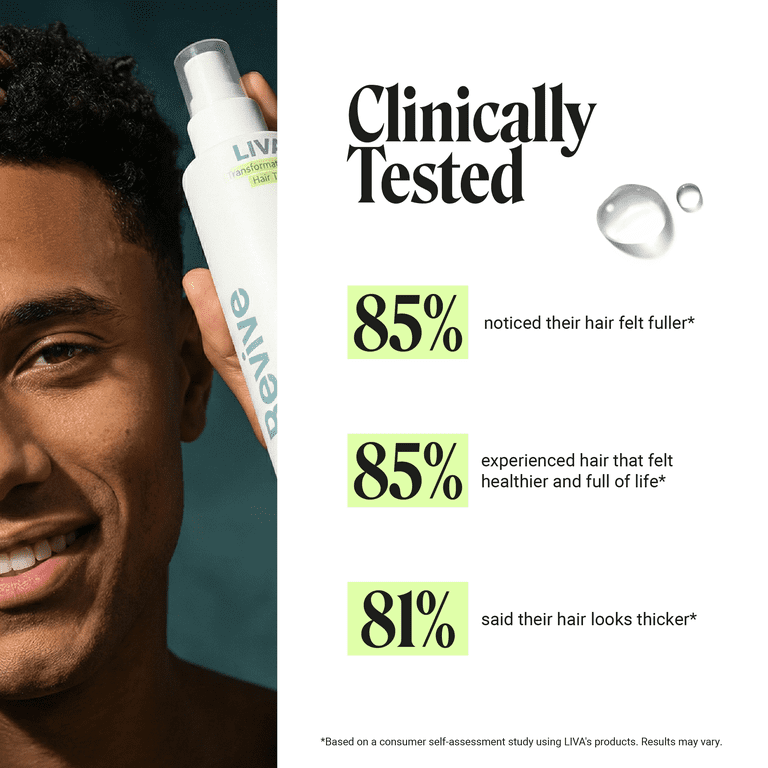 Liva Transformative Hair Tonic with Rice Protein & Pumpkin Seed