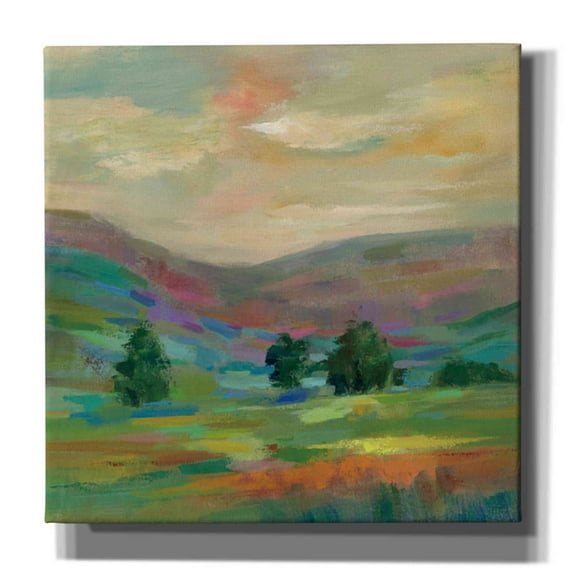 Epic Graffiti 'Summer Hues' by Silvia Vassileva, Canvas Wall Art, 37"x37"