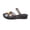 Black, variant on Women's Sandals Hollow Woven Colorful Flower Wedge Mule Slippers Fashion lightweight Walking Flat Shoes for Walking Comfort White 37