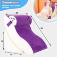 thumbnail image 2 of Orthopedic Bed Wedge Pillow Set - Adjustable Memory Foam Pillow for Post-Surgery Neck and Back Pain Relief - Heartburn and Acid Reflux Relief - Reading and Sleeping Support Pillow (Purple), 2 of 4