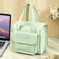 thumbnail image 6 of Insulated Lunch Bag for Women, Large Thermal Lunch Tote for Work, Waterproof & Easy-Clean Adult Lunch Box, Holds 2 Containers & Drink, 10.2" Lunch Bag for Office, School, Picnic ,Green, 6 of 7