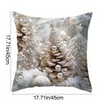 thumbnail image 3 of Vikakiooze Christmas Pillow Covers 17.7x17.7 Inches Decorative Pillow Cases With Soft Fabric Hidden Zipper For Home Decor, 3 of 8