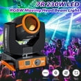 thumbnail image 3 of 7R 230W Beam Sharpy Moving Head Lights, LED Stage Light DJ Light 17 Gobos and 14 Colors DMX512 Control for Stage Disco Club Lighting Party Christmas, 3 of 12