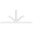 thumbnail image 2 of 96"W x 40"H x 4"D x 4"F, 10/12 Pitch, Richland Architectural Grade PVC Gable Bracket, 2 of 9
