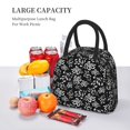 thumbnail image 5 of Daiia Snake Pattern Lunch Bag , Insulated Lunch Box, Small Leakproof Cooler Food Lunch Containers Reusable High Capacity Lunch Tote Bags-One Size, 5 of 6