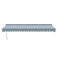 thumbnail image 6 of Semi-Cassette Motorized LED Luxury Patio Awning - 16 x 10 Ft - Sky Blue - Moroccan Collection, 6 of 8