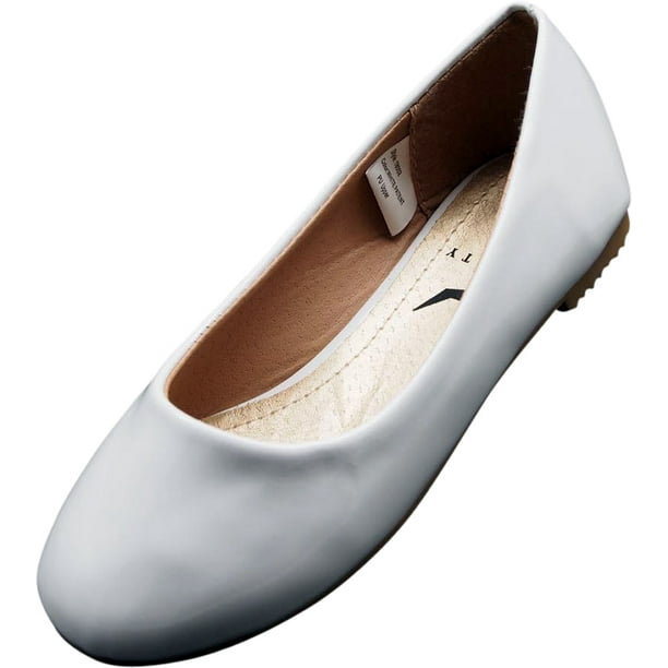 NORTY - Norty Toddler Girl Fashion Ballerina Ballet Slip-on Flat Shoe - Runs One Size Small