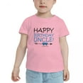 thumbnail image 2 of Happy Birthday Uncle Funny Toddler T-Shirts for Boys Girls (Pink, Youth S), 2 of 5