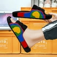 thumbnail image 3 of Minnieouse 1 par de chanclas para hombre y mujer, zapatillas portátiles de estilo informal con punta abierta para caminar en la playa, sandalias Calzado Negro Tamaño 43-44, 3 of 6