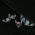 thumbnail image 4 of Juego de 5 marionetas de dedo con forma de cabeza de fantasma y zombi para Halloween, juguetes educativos (cabeza de fantasma y zombi gris) (estilo aleatorio)., 4 of 7