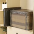 thumbnail image 3 of Nylon mesh storage box steel frame breathable folding finishing box large quilt moving storage box waterproof, 3 of 6