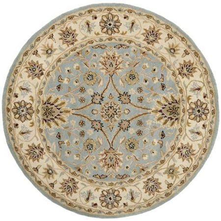 Safavieh Handmade Kerman Light Blue Ivory Gold Wool Rug 8