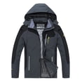 thumbnail image 2 of Men's Lightweight Windproof Hooded Jacket – Breathable Outdoor Spring Fall Long Sleeve Coat,Packable Windbreaker for Casual Mountaineering, Cycling, Work, Travel & Daily Wear, 2 of 4