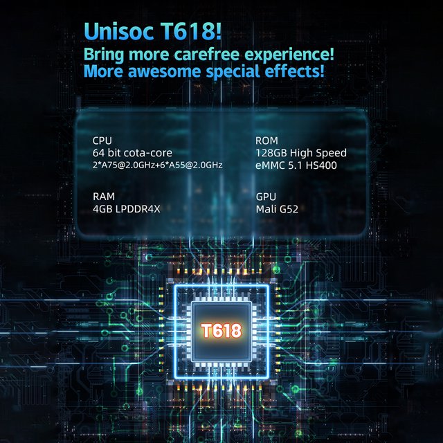 Reproductor de juegos WiFi 5G para consola portátil Unisoc Tiger T618 para sistema Android 12 Tmvgtek Para estrenar