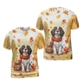 thumbnail image 3 of Welcome Fall English Springer Spaniel Enjoys School Time Autumn Fall Leaves All Over Print 3D Shirt Unisex Merch Springers Dog Lover Gifts - 02013, 3 of 6