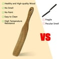 thumbnail image 4 of 2Pcs Wooden Spatula for Cooking, 11" Sourdough Spurtles Kitchen Tools Wooden Spurtle Spatula Dough Stir, Sourdough Spatula with Hang Hole, Kitchen Sourdough Tools Fermentation Use Wood Spatula, 4 of 7