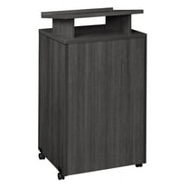 Legacy Wood Freestanding Lectern in Ash Grey