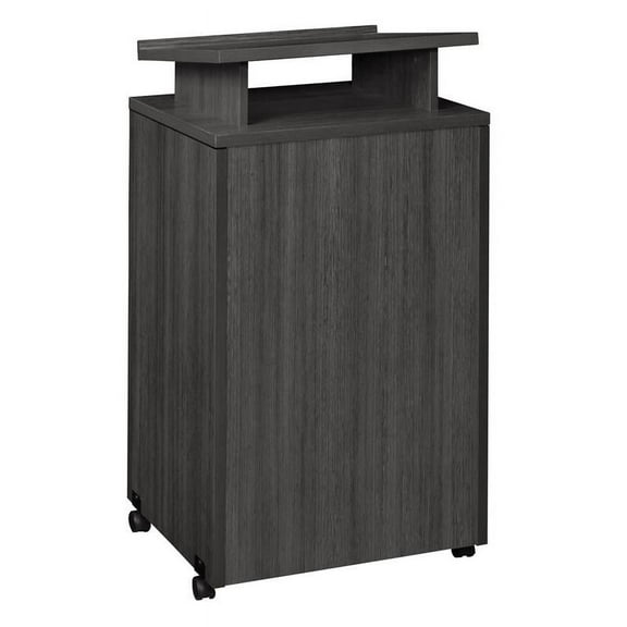 Legacy Wood Freestanding Lectern in Ash Grey