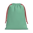 thumbnail image 3 of Super Soft Fabric Gift Bag Contraction Free Bag Mouth Pull Rope Design Red Ribbon Mouth For The Festival Sage Green Small, 3 of 8