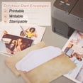 thumbnail image 4 of 48 Packs Envelopes Vintage Aged Paper Brown Yellow Marks-9 x 4 Inch for Letter Writing, Invitations, 4 of 6