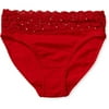 Secret Treasures - Women's Cotton Hi-Cut Panty