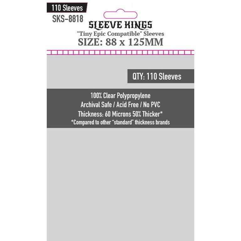 Tiny Epic Dungeons" Deluxe Edition + "Dungeon Stories" Expansion Standard Card  Sleeve Bundle (8812 X 2 + 8818 X 1) - Walmart.com