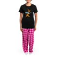 thumbnail image 4 of CafePress - Cartoon Cats Women's Dark Pajamas - Women's Short Sleeve Print T-Shirt and Pants Dark Cotton Pajama Set, 4 of 7