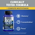 thumbnail image 2 of Focus Factor Original, 90 Count - Brain Health Supplement with Vitamins B6, B12, D, Bacopa Monnieri, 2 of 7