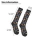 thumbnail image 2 of Fotbe Mushrooms Calcetas Divertidas Estampadas para Hombre y Mujer, Calcetas de Algodón hasta la Rodilla para Caminar, Correr, Enfermería y Embarazo, 2 of 6