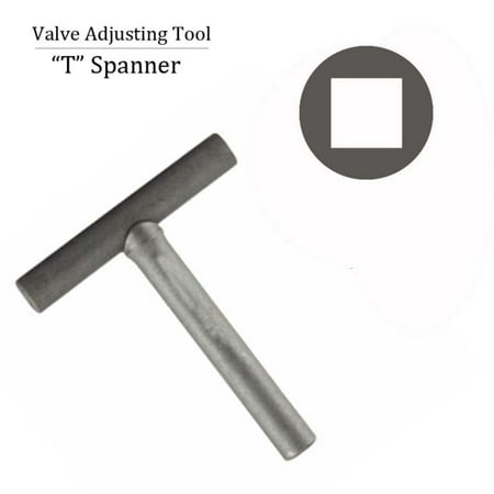 

Motorbike Engine Valve Screw Adjust Spanner Square+Hexagonal w/ 1x Feeler Gauge