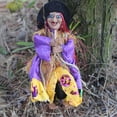 thumbnail image 3 of Hadanceo Witch Figurine Long Lifespan  Horror Witch Figurine Halloween Indoor Pendant Decorative Good for Home, 3 of 7