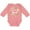 Mauve, variant on Inktastic I Love my Aunt- flower circle Boys or Girls Long Sleeve Baby Bodysuit