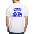 thumbnail image 2 of CafePress - If You Can Read This Boat White T Shirt - Men's White Classic Cotton T-Shirts, 2 of 5