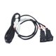 thumbnail image 2 of Adaptador de cargador de coche,Arnés de cableado del cargador de coche Adaptador de cargador de coche,Luz indicadora de atmósfera LED para enchufe de cargador de coche,Adaptador de cargador, 2 of 7