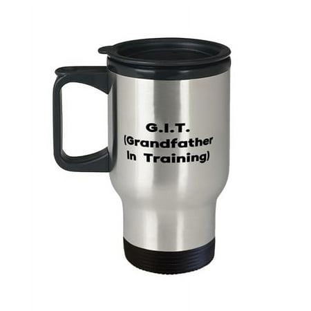 

Best Grandfather Travel Mug G.I.T.) Gifts For Grampa Present From Grandson Travel Mug With Lid For Grandfather Humorous grandfather gifts Gifts for funny grandfathers Grandfathers who like